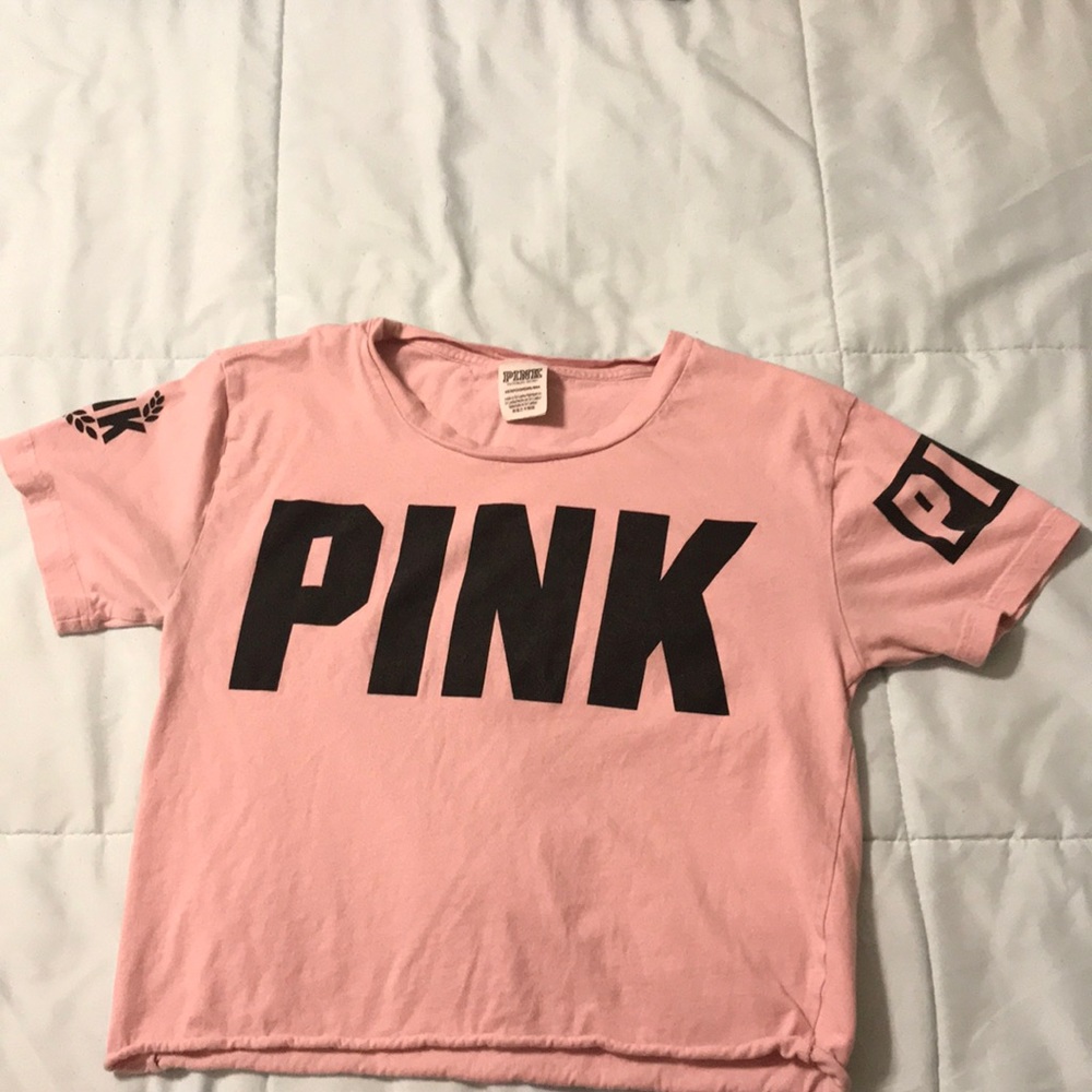 Pink crop top